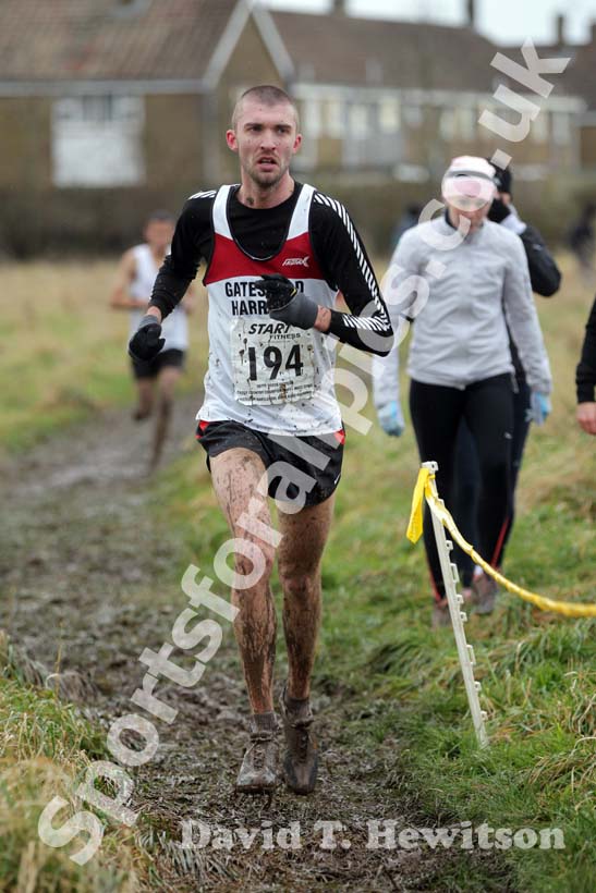 Ryan Stephenson the  2012 North East Championships, Summerhill Country Park, Hartlepool.